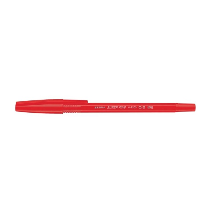 Zebra kupakos golyóstoll - 0.5mm / Piros (H8000)
