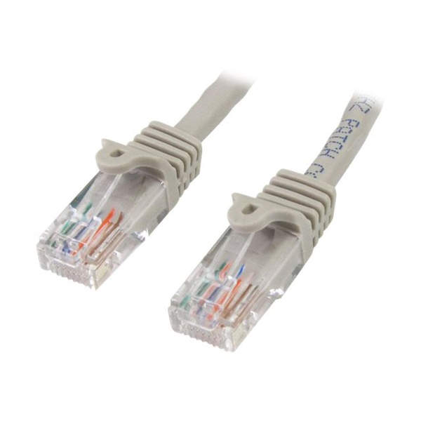 StarTech.com 45PAT15MGR cabluri de rețea Gri 15 m Cat5e U/UTP (UTP)