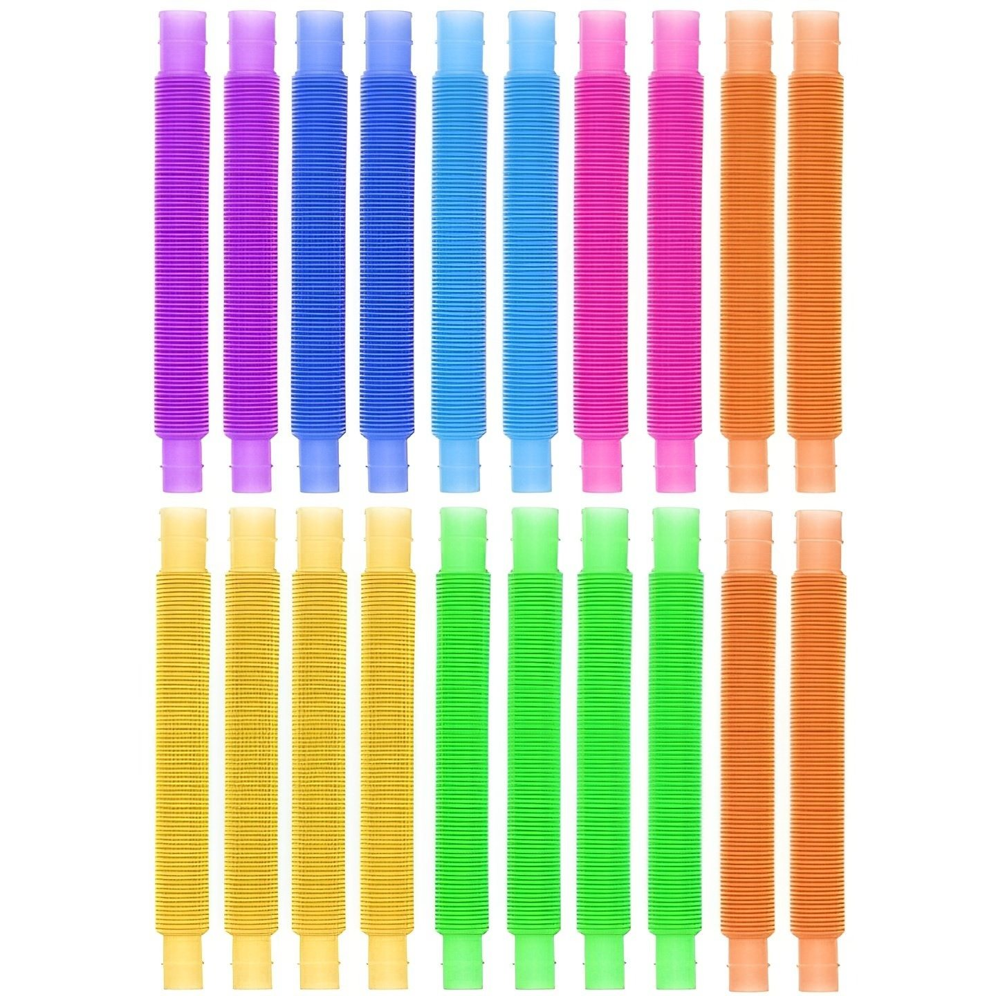 Kruzzel 19741 Stretchable tubes antistress kit 16,5 - 51 cm 20 pcs (42110)