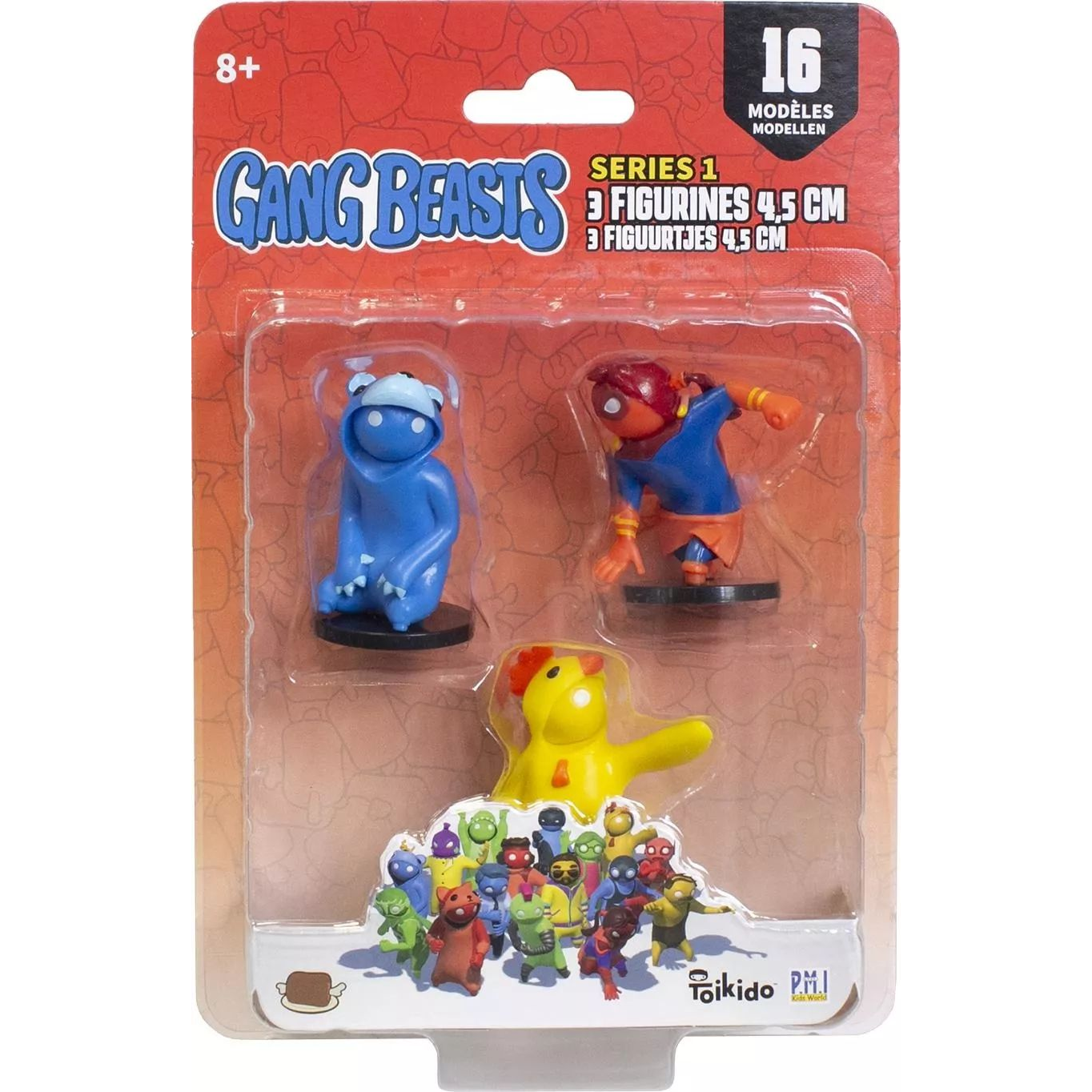 Gang Beasts 3 darabos Figura csomag (GANG53)