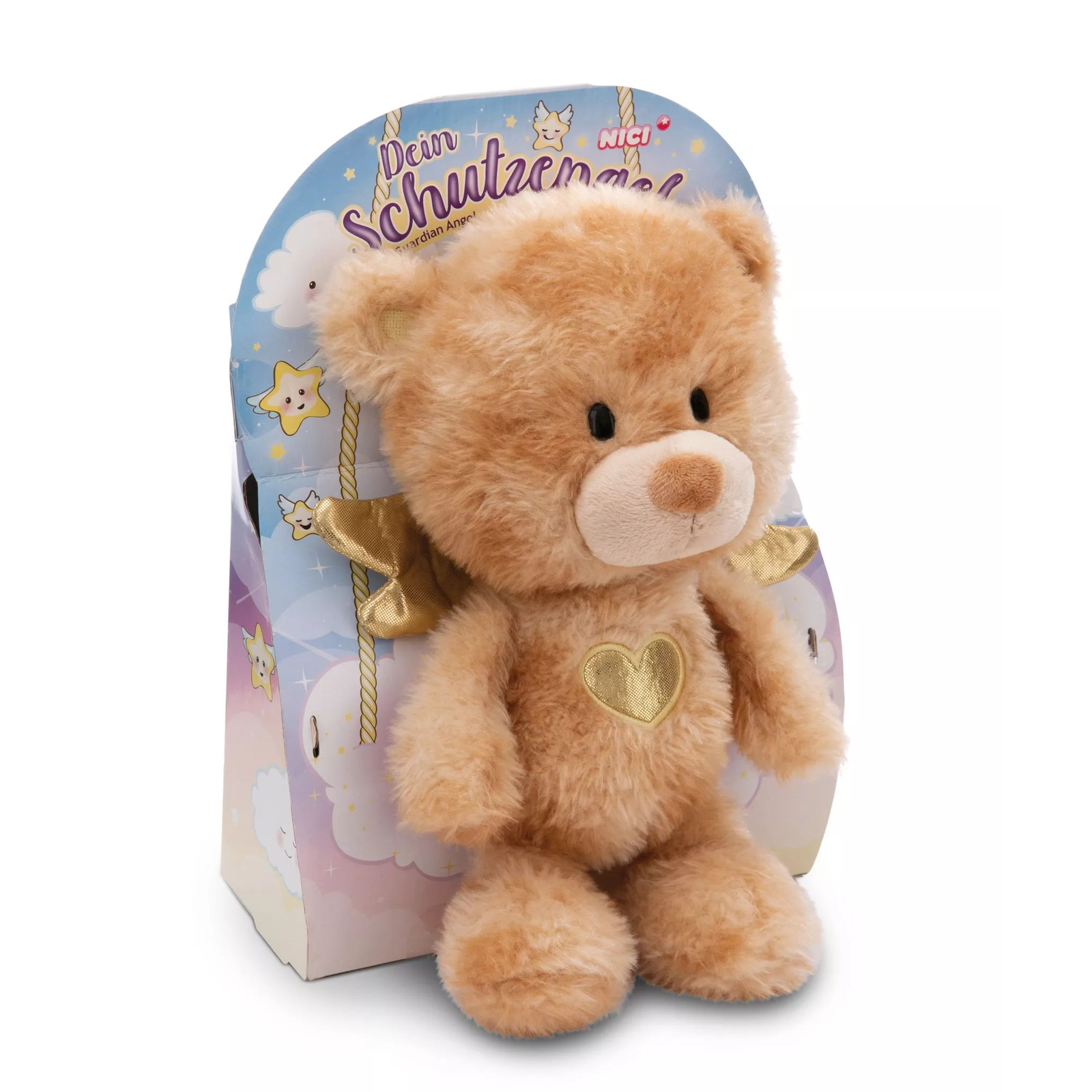 Nici La La Bearie őrangyal maci díszdobozban - 28 cm (61184)