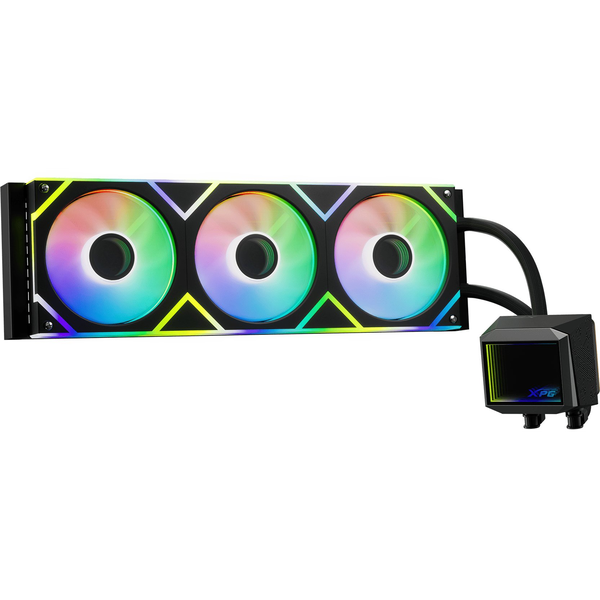 XPG LEVANTE II 360 Επεξεργαστής Ψύκτης υγρού όλα σε ένα 12 cm Μαύρος (Μαύρο)