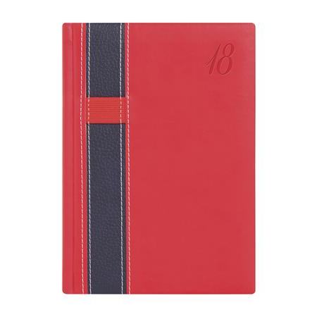 Toptimer Vario B5 heti tervező naptár piros-kék (18T011V-002)