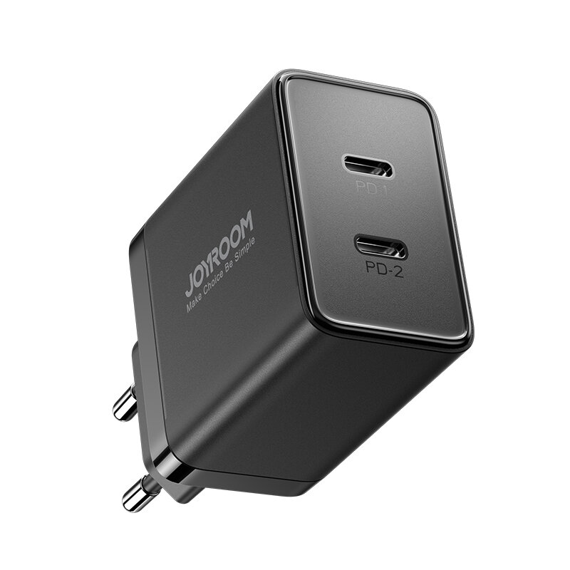 Joyroom JR-TCF09 2x USB-C hálózati töltő 40W - Fekete (JR-TCF09)