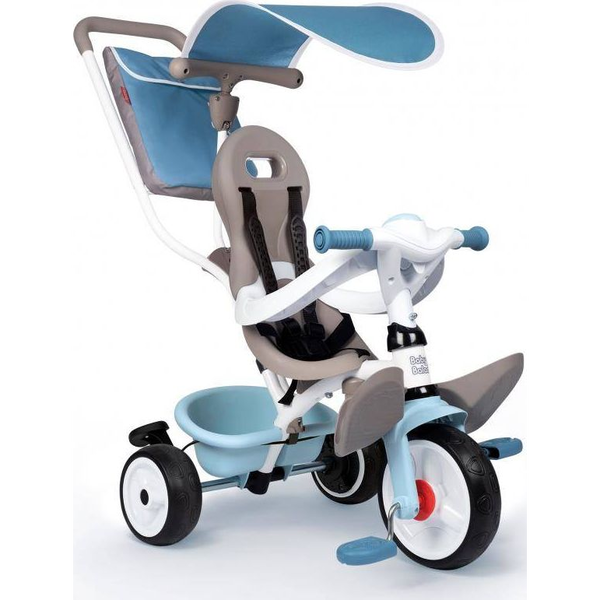 Smoby Baby Balade Tricikli, Csendes kerekekkel, Kék