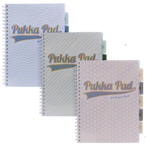 Pukka Pad Project Book Haze 200 lapos A4 vonalas spirálfüzet - Többféle (A15557081)