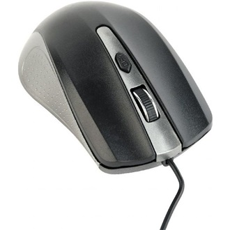 Gembird MUS-4B-01-GB optikai egér 1200 DPI fekete-szürke (MUS-4B-01-GB)