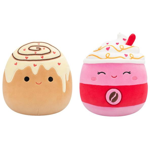 Squishmallows 1+1 Latte és fahéjas tekercs Beata és Brown (191726842682)