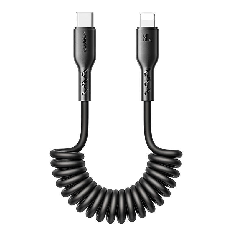 Joyroom Easy-Travel Series USB Type-C apa - Lightning apa Töltőkábel - Fekete (1.5m)