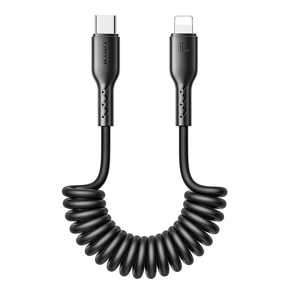 Joyroom Easy-Travel Series USB Type-C apa - Lightning apa Töltőkábel - Fekete (1.5m)