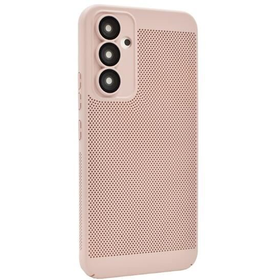 Gigapack Samsung Galaxy A14 5G (SM-A146) légáteresztő, lyukacsos műanyag tok rózsaszín (GP-144325) (GP-144325)