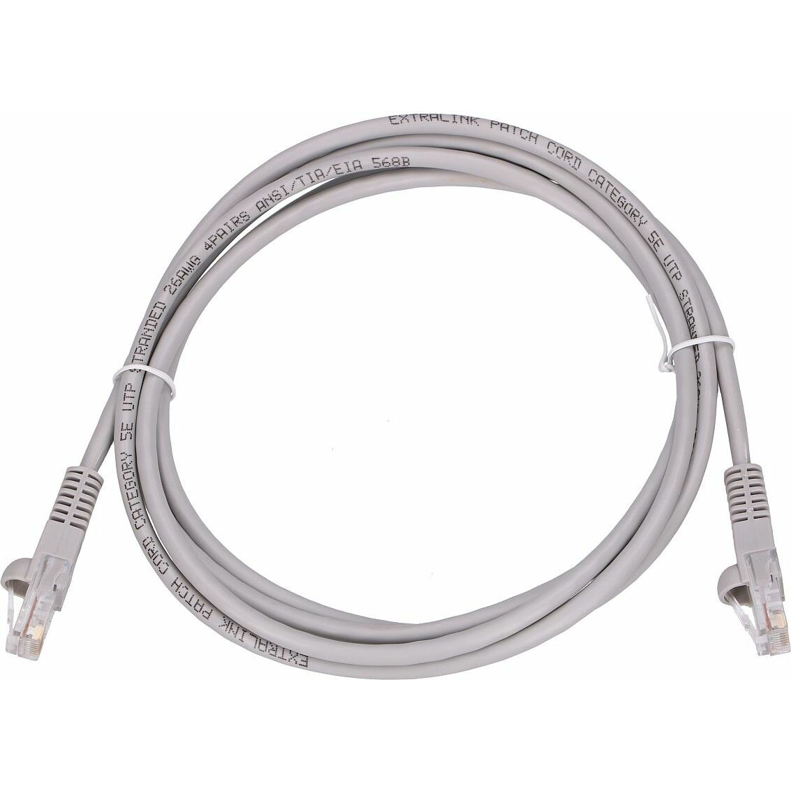 ExtraLink UTP CAT5e Patch kábel 3m - Szürke (EX.7683)