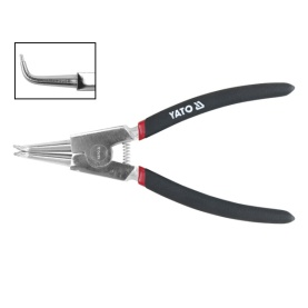 YATO YT-2145 Zégerfogó - Hajlított, Külső, 200 mm (YT-2145)