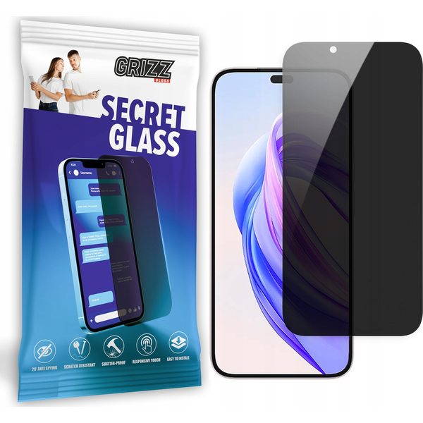  GrizzGlass Szkło prywatyzujące GrizzGlass SecretGlass do Honor X50i Plus