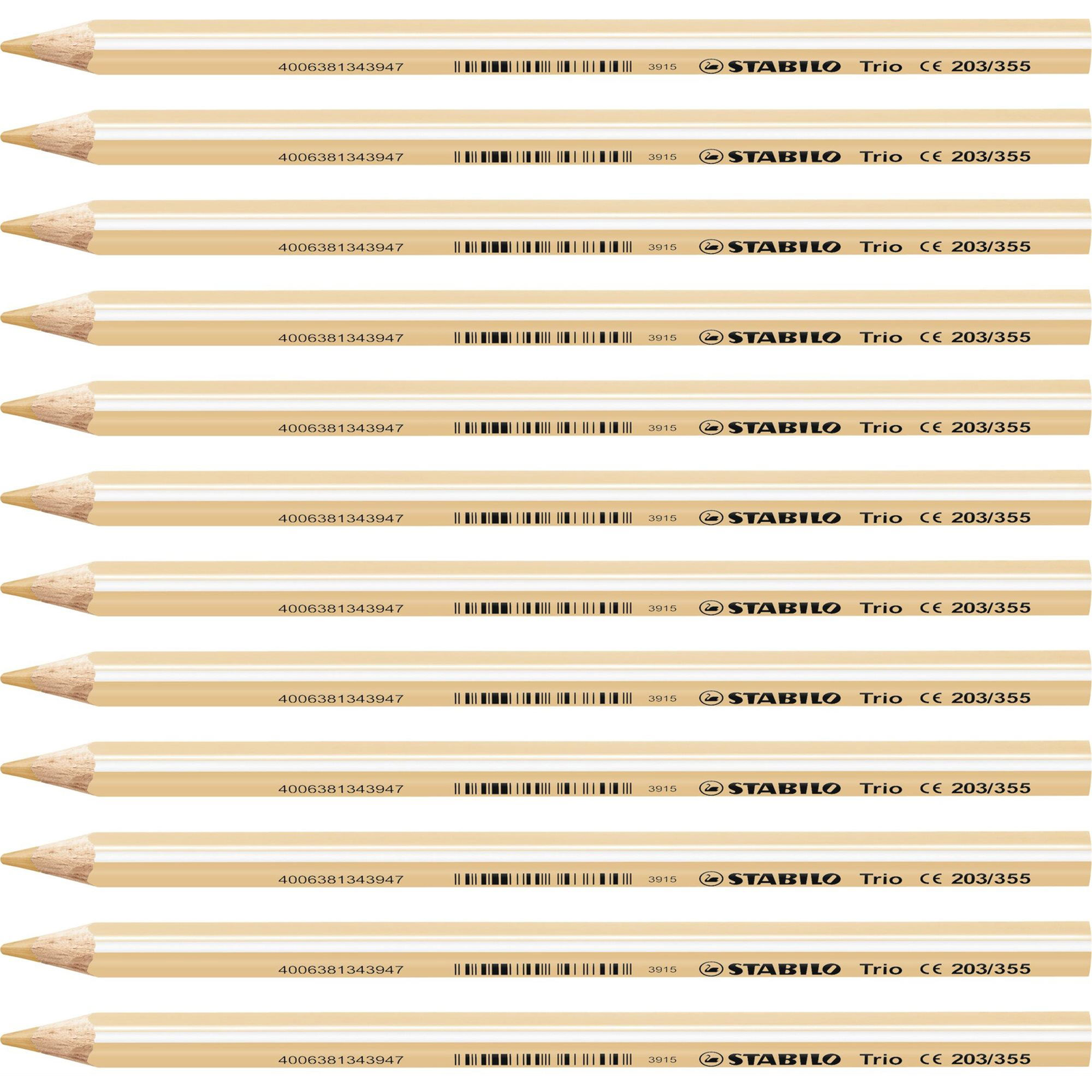 STABILO Trio vastag - 12 db-os kiszerelés - bézs (4006381343954)