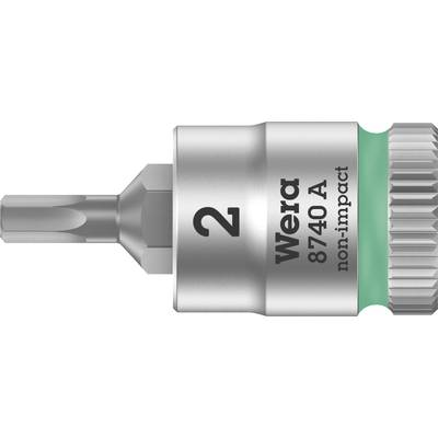 Wera 8740 A 05003330001 Belső hatlap Dugókulcs bit betét 2 mm 1/4 (6,3 mm) (05003330001)