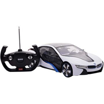 Rastar: BMW I8 távirányítós autó belső világítással - 1:14 (49600-11-White)