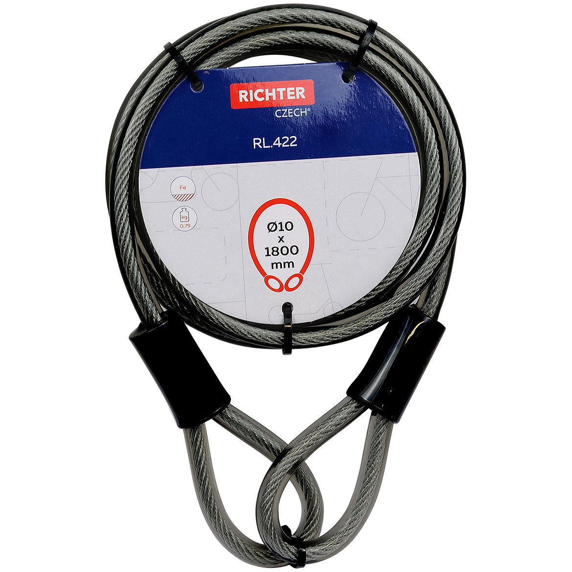 RICHTER CZECH Lankový zámek RL.422.10x1800.CRN (0722-36909)
