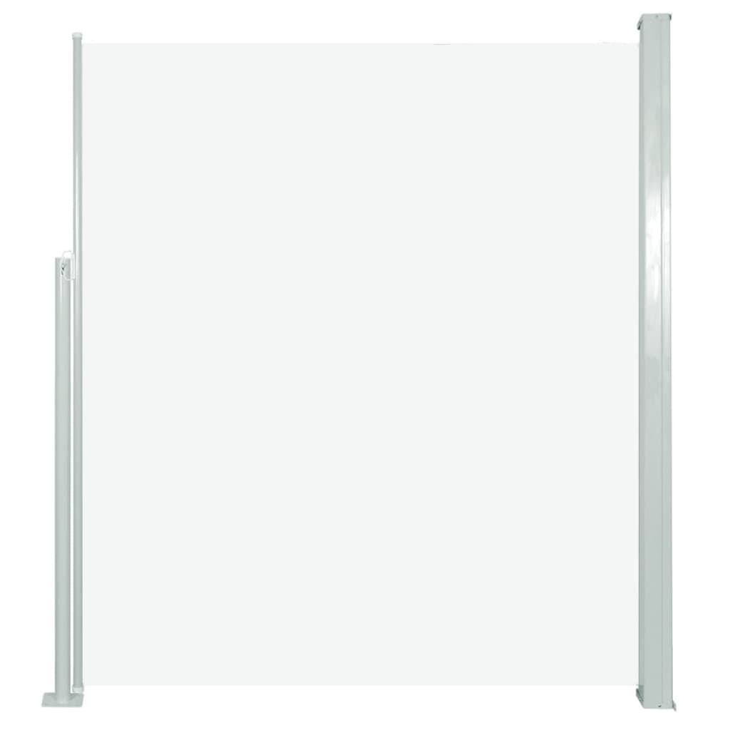 krémszínű behúzható oldalsó napellenző 160 x 500 cm (45461)