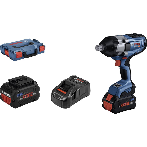 Bosch GDS 18V-1050 H 1750 RPM Zwart, Blauw