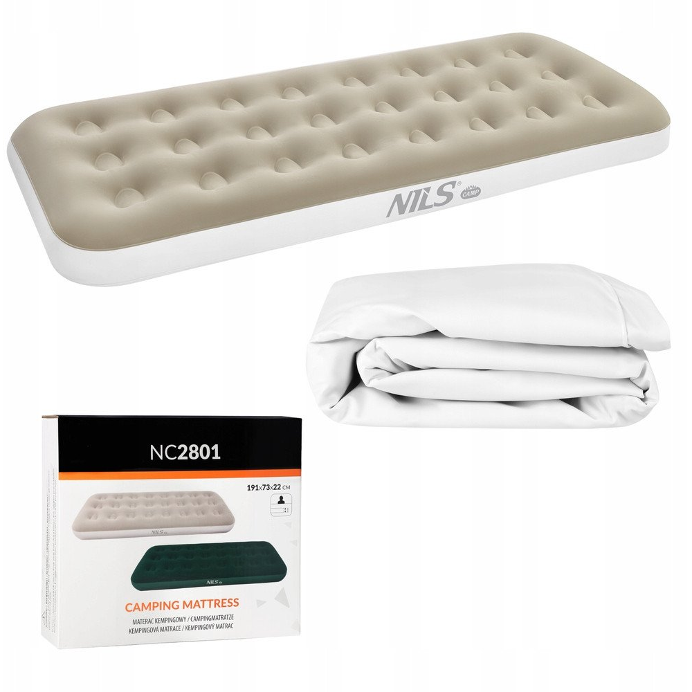 NILS Camp NC2801 191 × 73 × 22 cm, bézs szín (15-05-600)