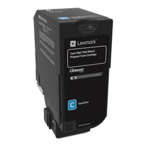 Lexmark 84C2HCE tonerpatron 1 stk Original Blå