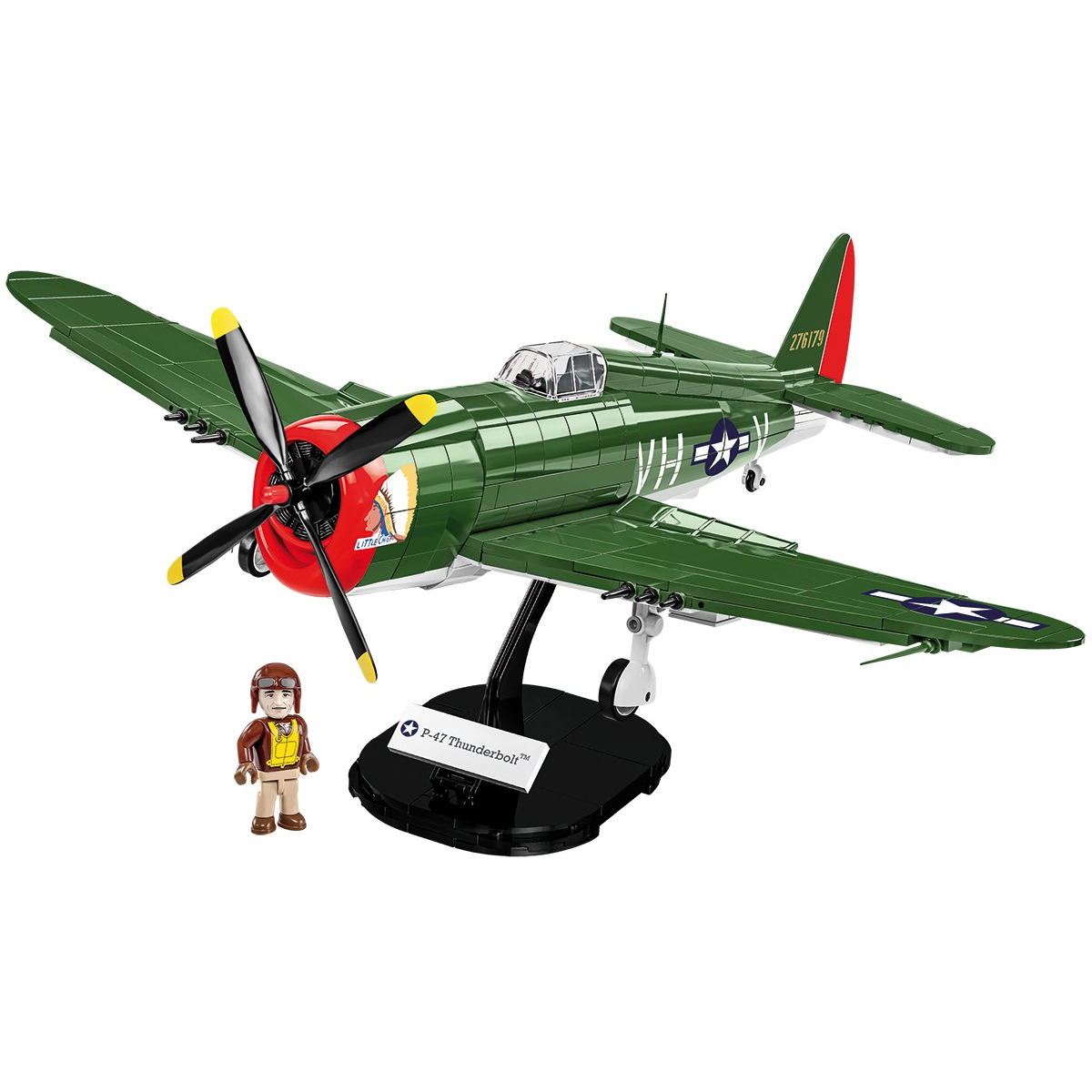 Cobi P-47 Thunderbolt vadászrepülőgép 477 darabos építő készlet (5737)