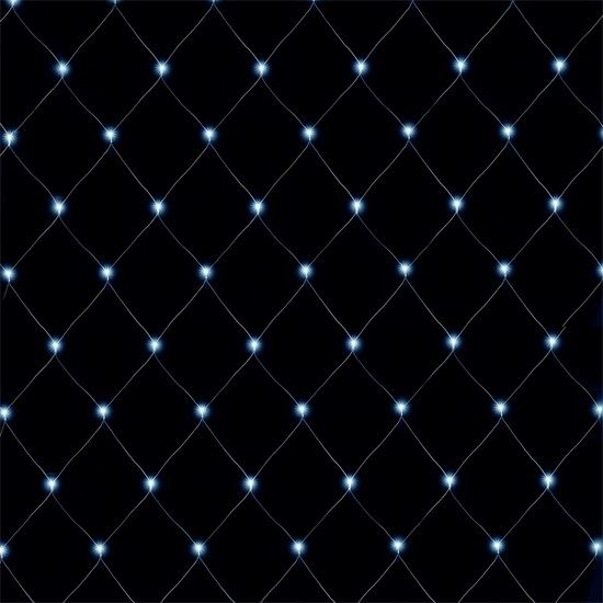 Somogyi KLN 400C/WH LED-es Fényháló IP44 6x4m hideg fehér (KLN 400C/WH)