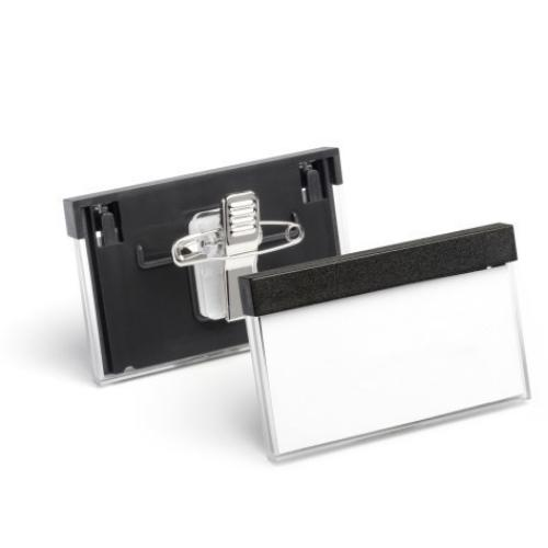 Durable Névkitűző  Select 30x60 mm kombi klippel (8506)