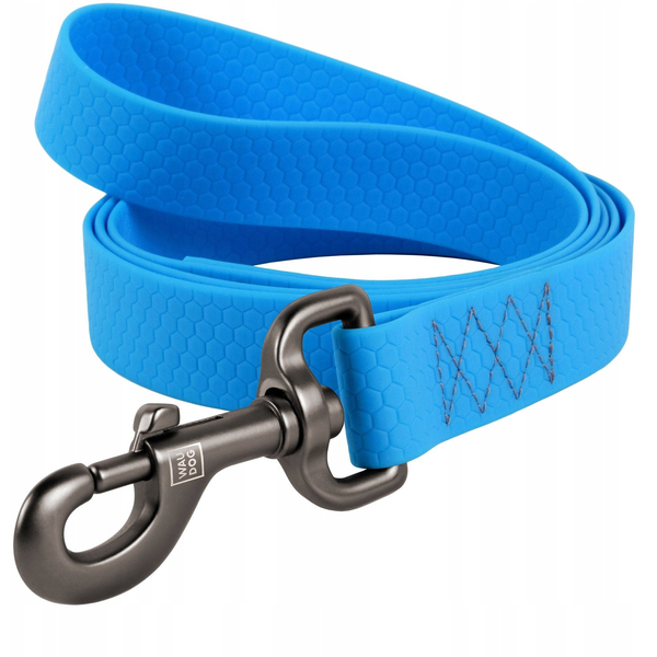 WAU DOG SMYCZ WATERPROOF 2,0/305cm PVC    NIEBIESKA