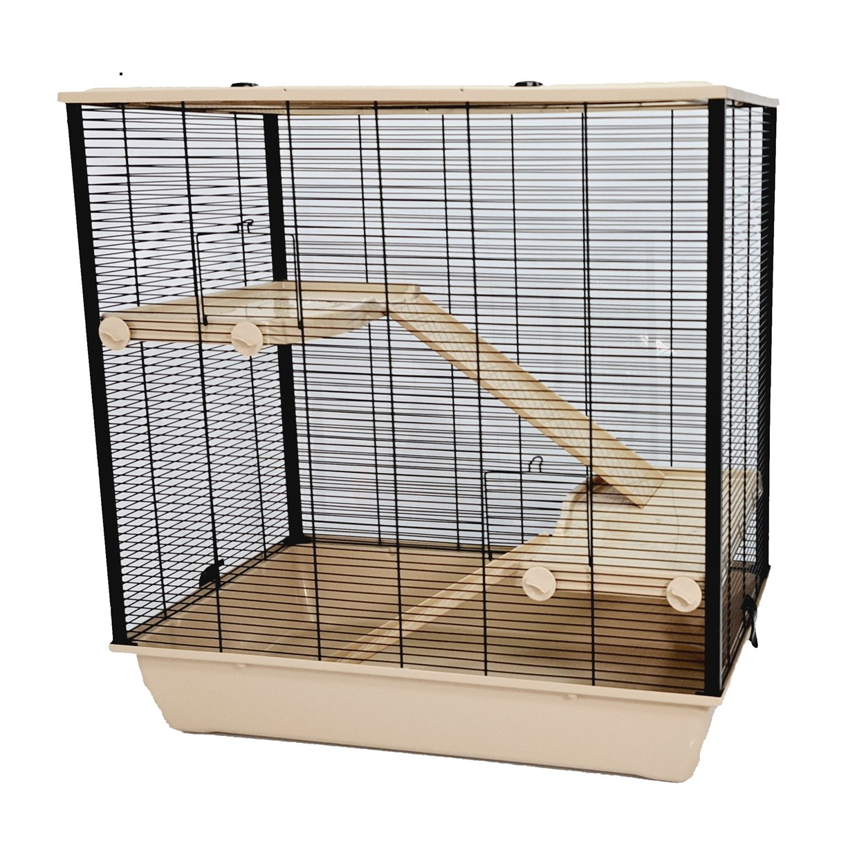 Inter-Zoo Diego + Plastic Bézs hörcsög ketrec (78 x 48 x 80 cm) (G306ACTB)
