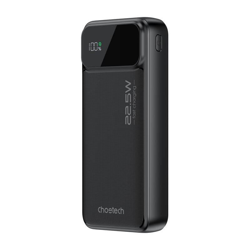 Choetech B729 Power Bank 20000mAh 22.5W PD fekete (B729)