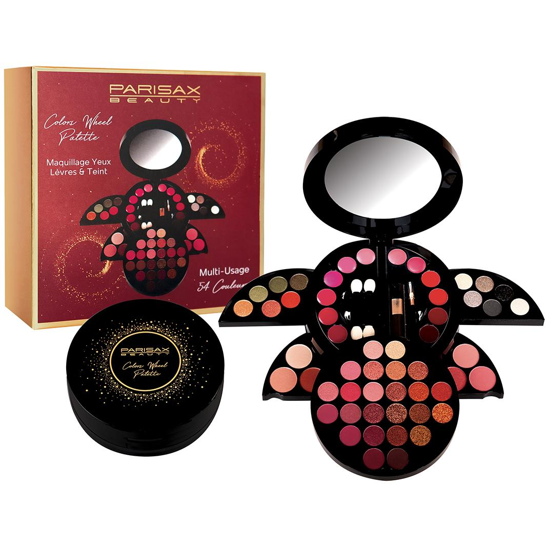 PARISAX színes sminkpaletta - 54 szín (3700155368945)