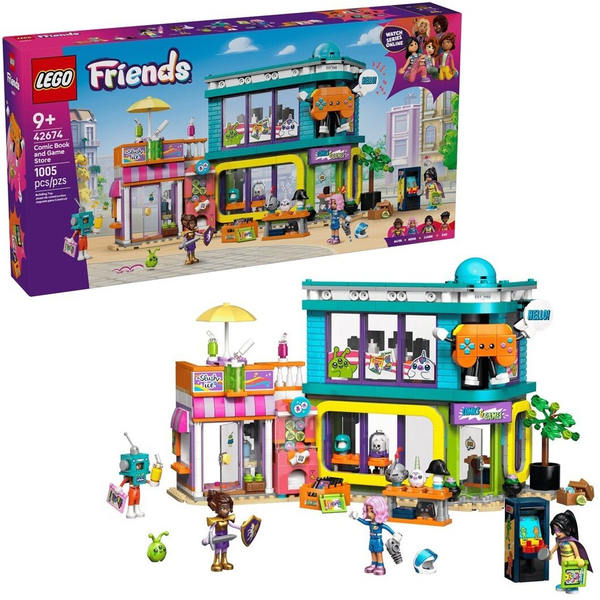 LEGO Friends 42674 Játék- és képregénybolt