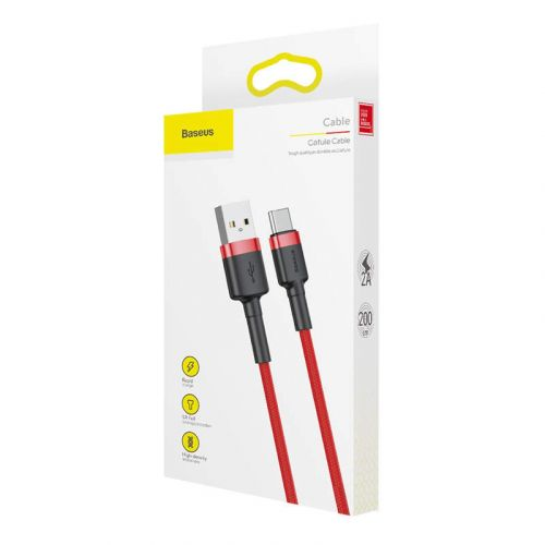 Baseus Cafule USB-USB-C kábel 2A 2m (piros)