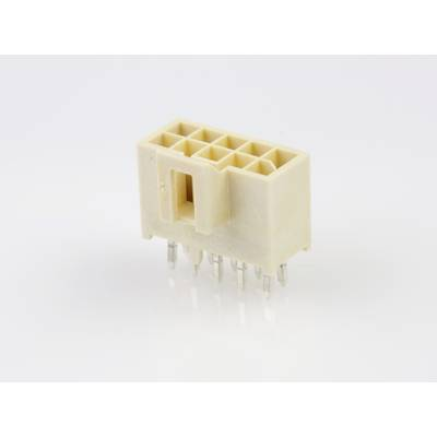 Molex Beépíthető hüvelysor (standard) Pólusok száma 10 Raszterméret: 2.50 mm 1053102210 1 db Tray (1053102210)