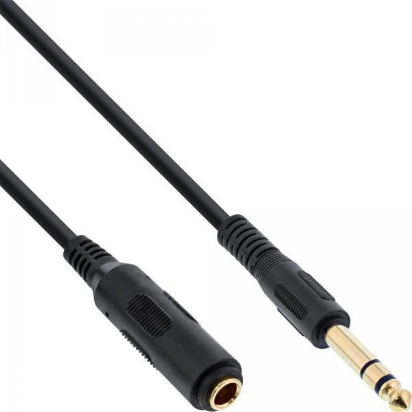 InLine 99975 cavo audio 6.35mm Nero