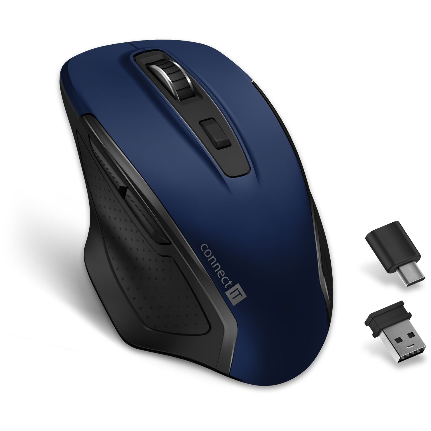 CONNECT IT Dual SmartSwitch Vezeték Nélküli Egér Kék CMO-3100-BL (CMO-3100-BL)