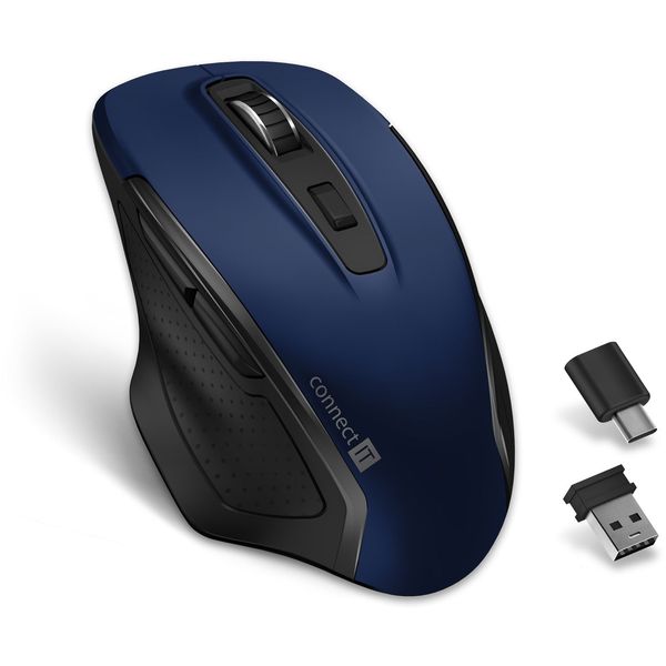 CONNECT IT Mouse wireless Dual SmartSwitch albastru CMO-3100-BL