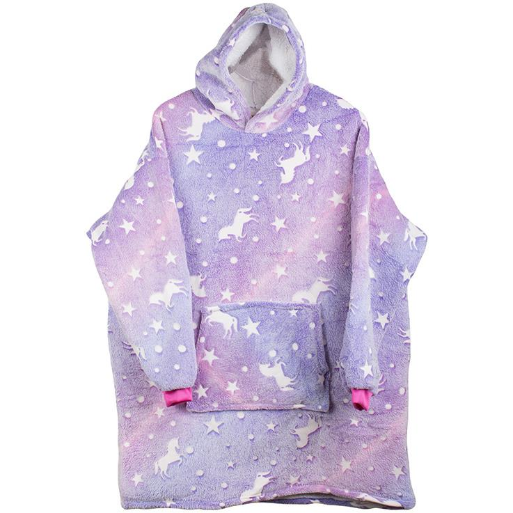 Verk TV hoodie XXL shining stars purple (24304_F)