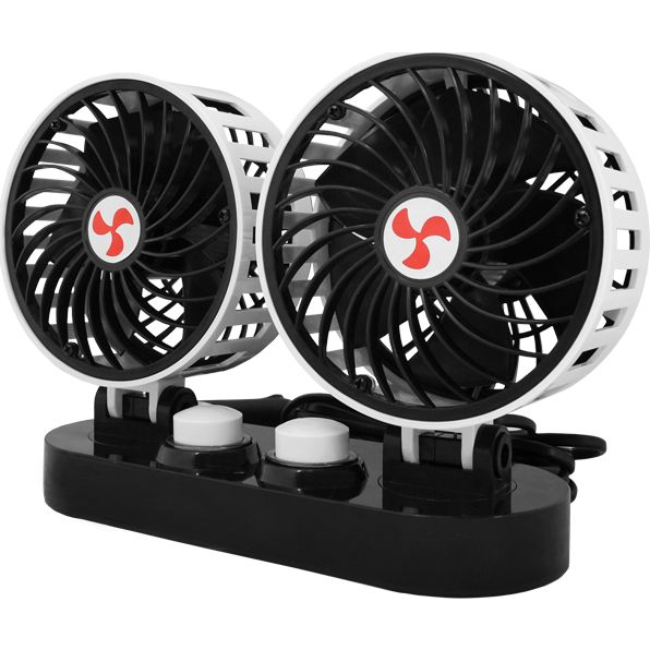 Ventilador Doble Ltc 2x5 "12v Con Regulación