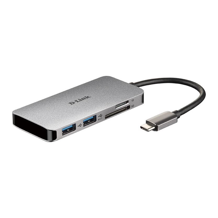 D-Link DUB-M610 3 portos USB Hub + HDMI + kártyaolvasó (DUB-M610)