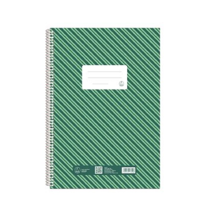 Fűzfői Novum 80 lapos A4 sima spirálfüzet (80800000FG)