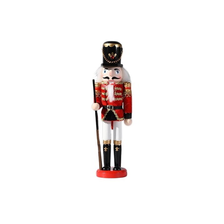 Artezan AWNC30RG Diótörő figura fegyverrel karácsonyi dekoráció 30cm (AWNC30RG)