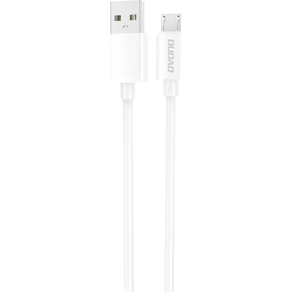 DUDAO USB-A V MIKRO USB KABEL 2A 1M BEL PODATKOVNI KABEL ZA POLNILO