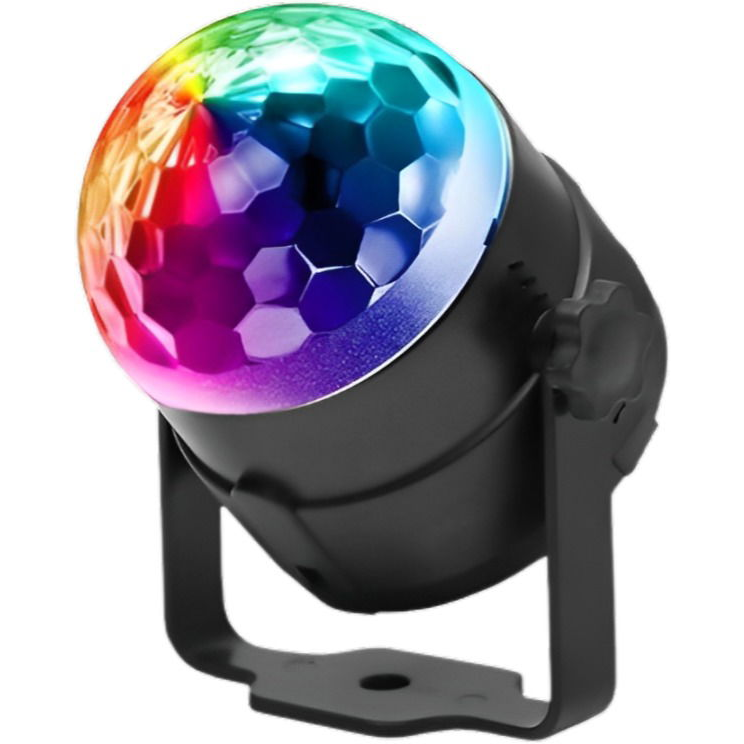 Alumínium LED diszkógömb távirányítóval (5502094000003)