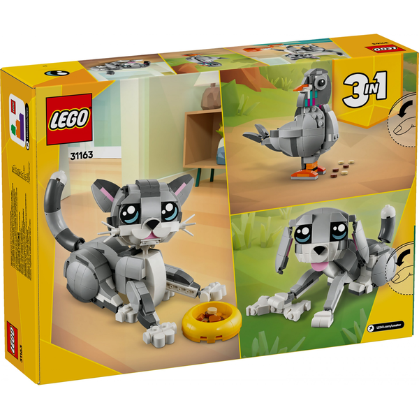 LEGO® Creator 3 в 1 - Игрива котка 31163, 407 части