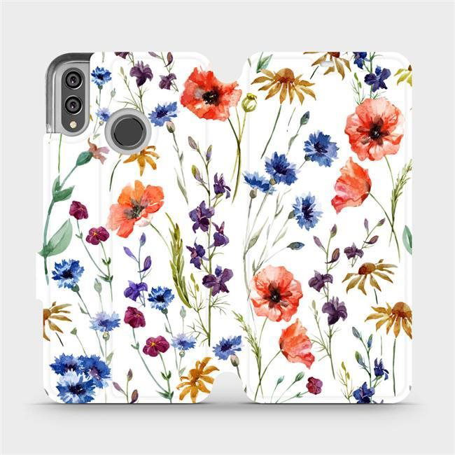 Flip mobile phone case Honor 8X - MP04S Luční kvítí (5903516766581)