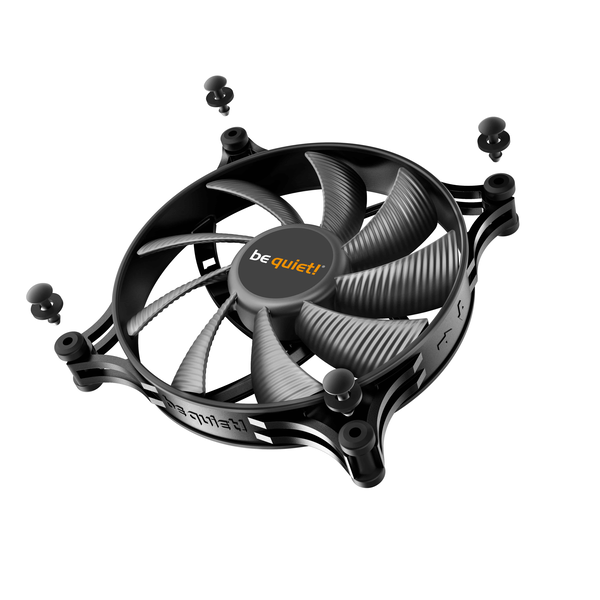 be quiet! Shadow Wings 2 140mm PWM Computerkabinet Ventilator 14 cm Sort
