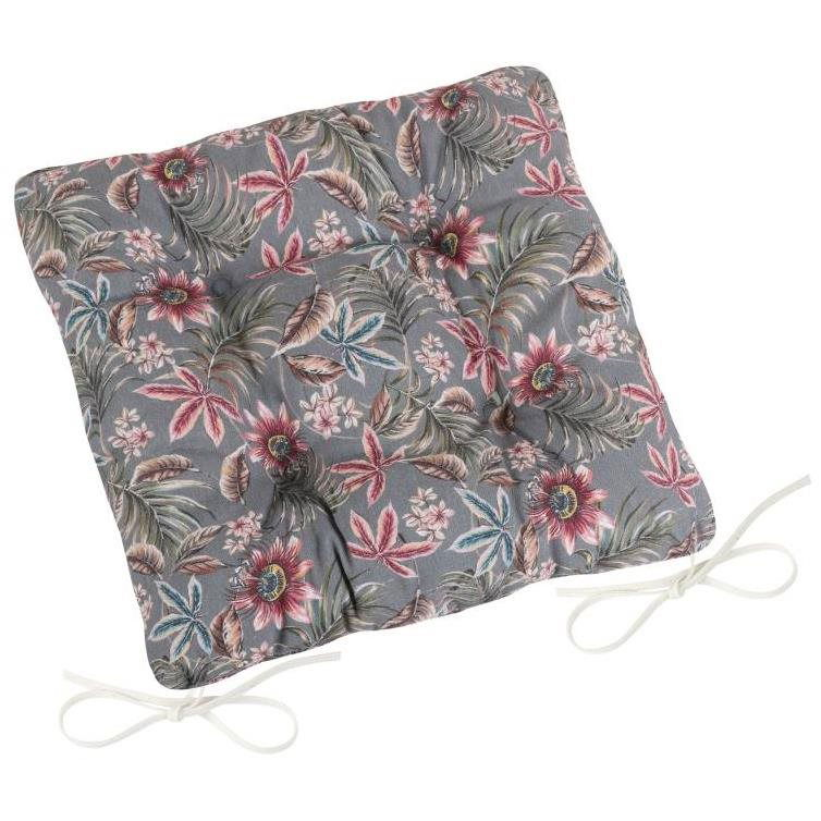 BELLATEX Seat cushion DITA 41/403 - quilted, 40 × 40, passion fruit (9488)